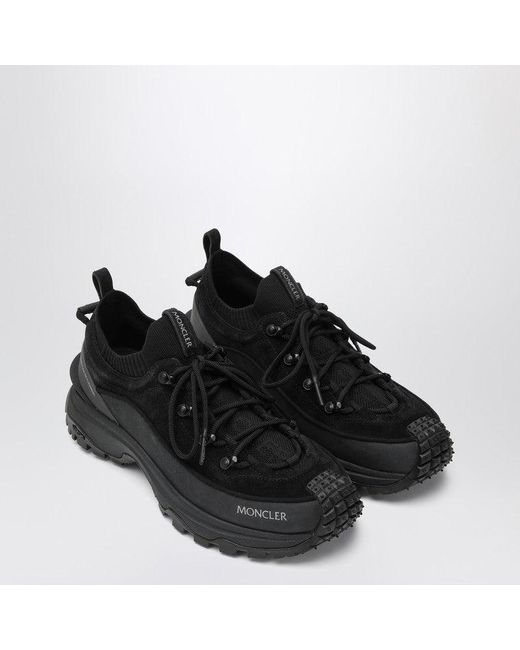 Moncler Black Sneaker Trailgrip Lite2 for men
