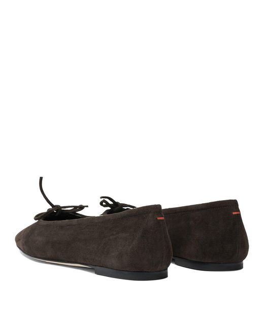 Aeyde Black "Delfina" Ballets Flat