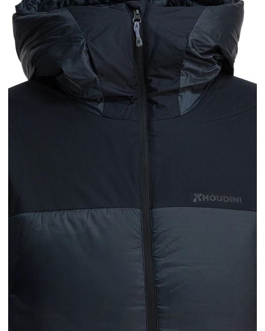 Houdini Sportswear Blue Recycled Polyester Jacket for men