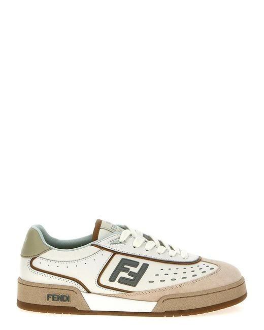 Fendi White Match' Sneakers