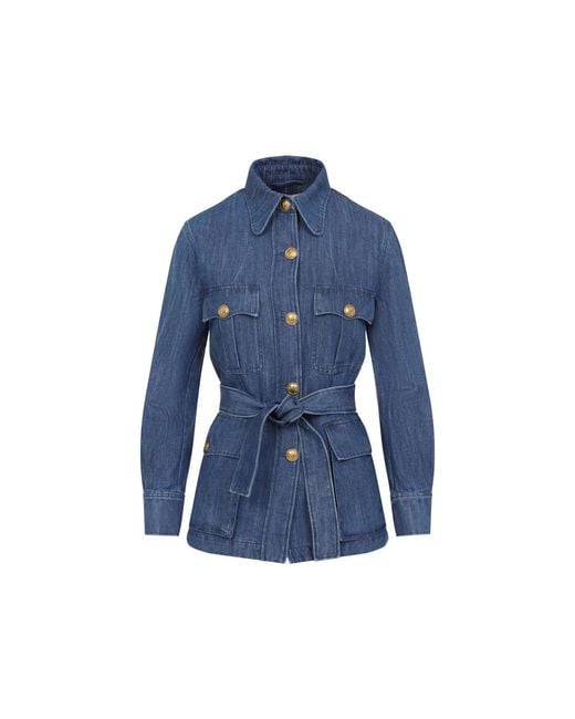 Valentino Garavani Blue Denim Blazer