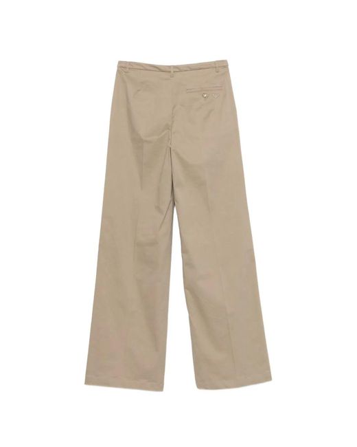 Emporio Armani White Cotton Trousers