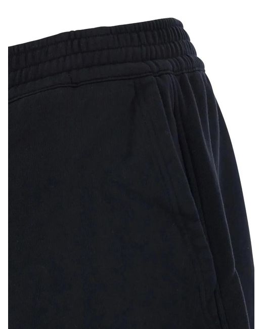 Givenchy Blue Fleece Bermudas With Paris Gros Grain for men