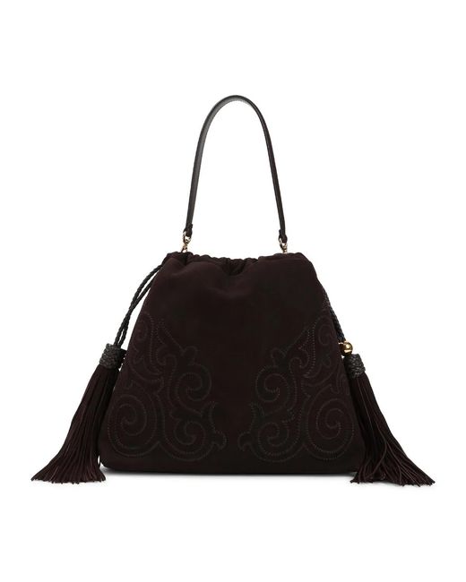 Etro Black Kalispera Medium Bag