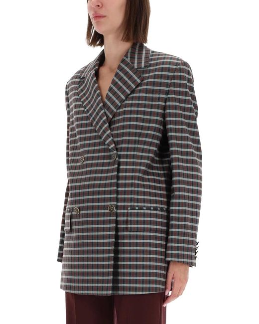 Etro Gray Doublebreasted Jacket