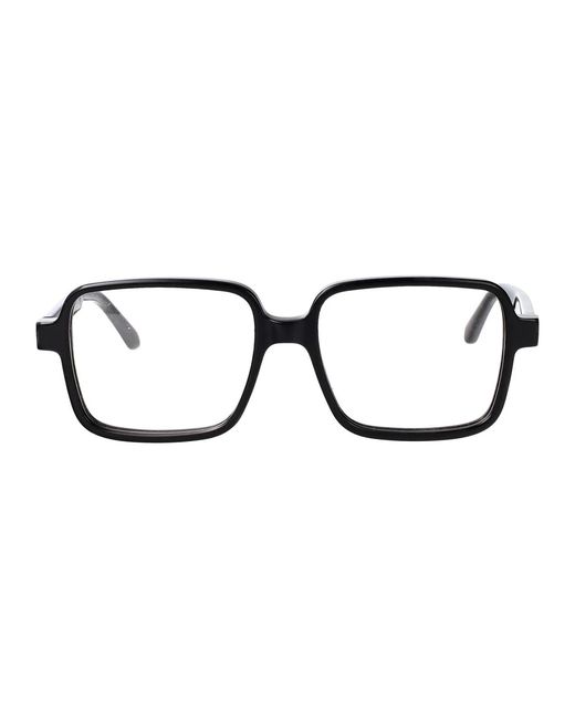 Palm Angels Black Shiny Acetate Glasses