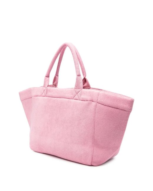 Ganni Pink Reversible Tote Xxl
