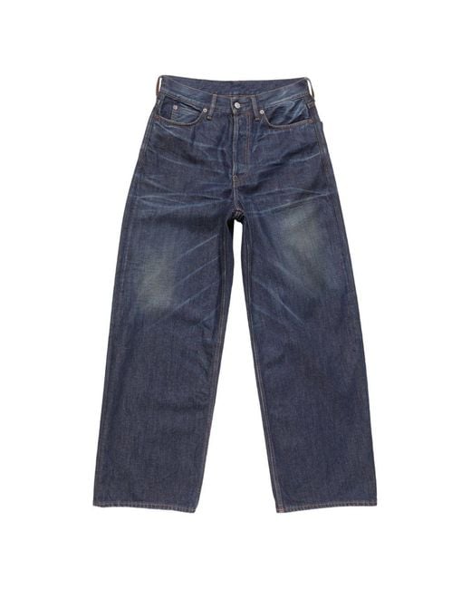 Acne Blue 1981 Denim Cotton Jeans for men