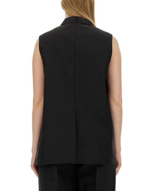 Fendi Black Tailored Vest