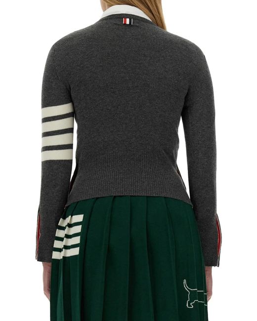 Thom Browne Black Cashmere Sweater