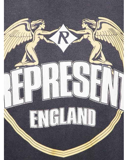 Represent Gray Angel Border" Sweatshirt for men