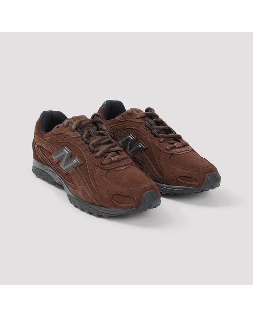 New Balance Brown 204L Suede Sneakers