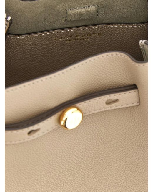 Tory Burch Natural 'Romy' Bucket Bag