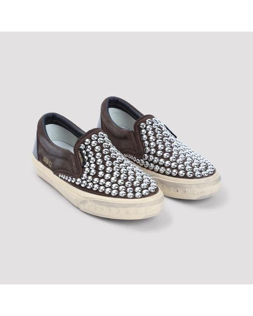 Golden Goose Deluxe Brand Blue Dark Studs Slip-On