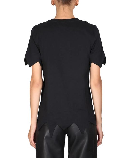 Moschino Black Flinstones Print T-Shirt