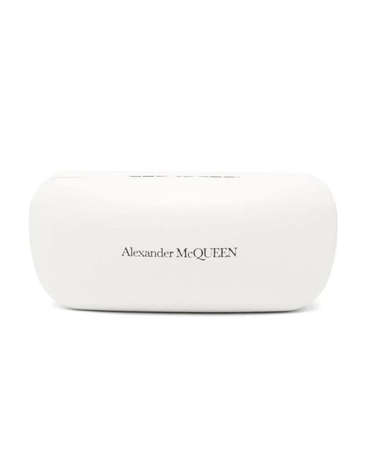 McQueen Brown Pvc Sunglasses for men