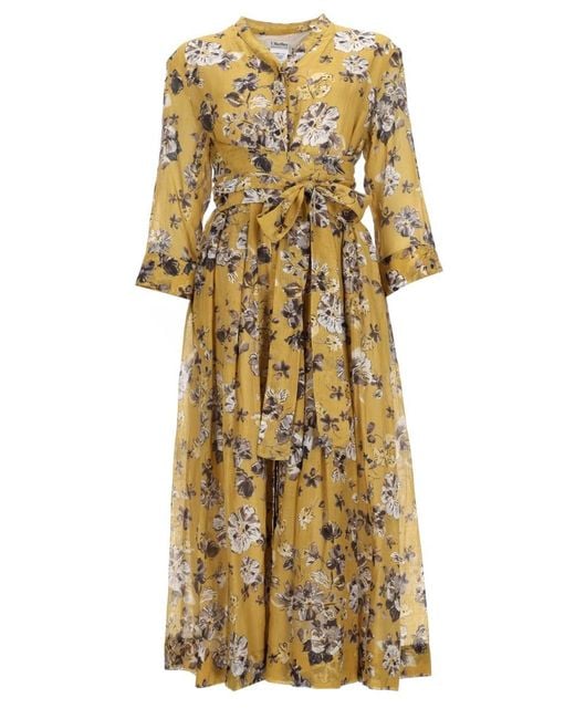 Max Mara Metallic S Max Mara Abito Lungo Estremo