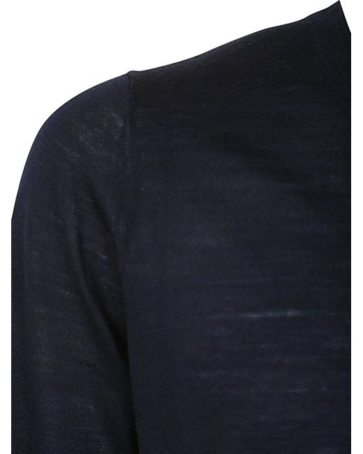 Ballantyne Blue V Neck Slim Fit Pullover for men