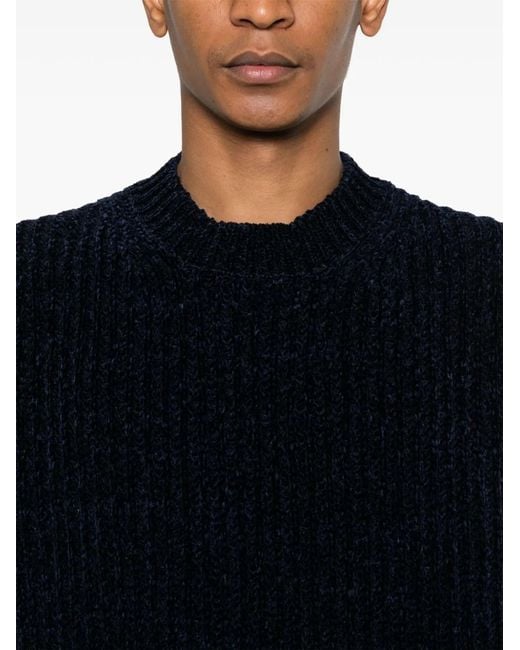 Junya Watanabe Blue Wool Blend Jumper for men