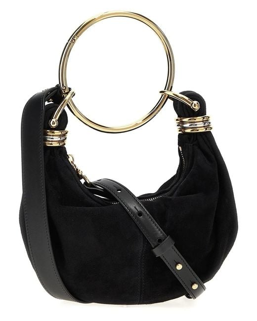 Chloé Black 'Bracelet Hobo Mini' Handbag
