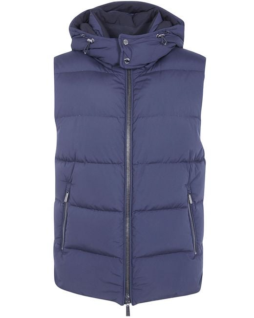 Moorer Blue "Fire" Jacket for men