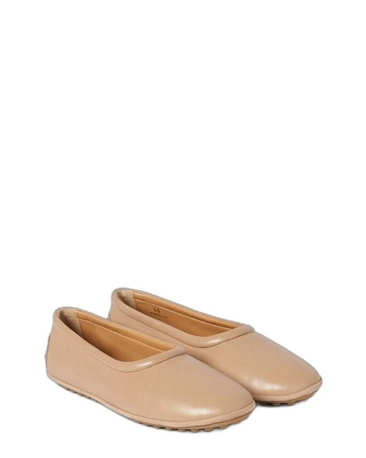 Tod's Natural Leather Ballets