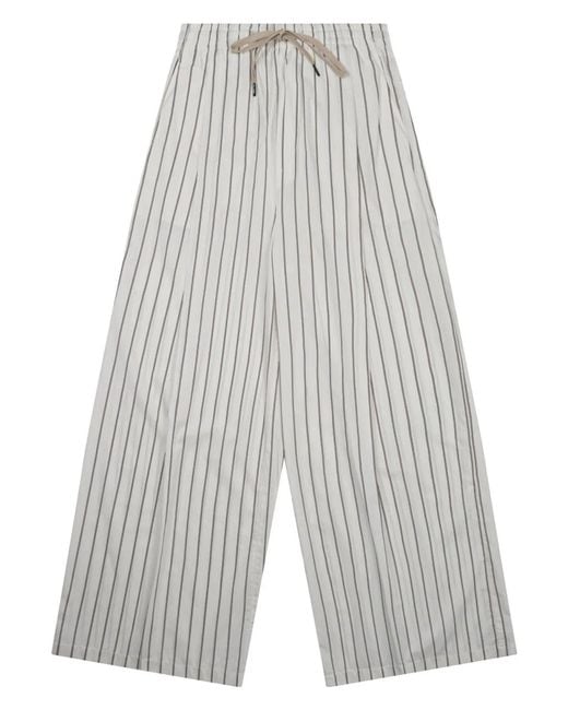 Department 5 White Pantalone "Sly" A Palazzo