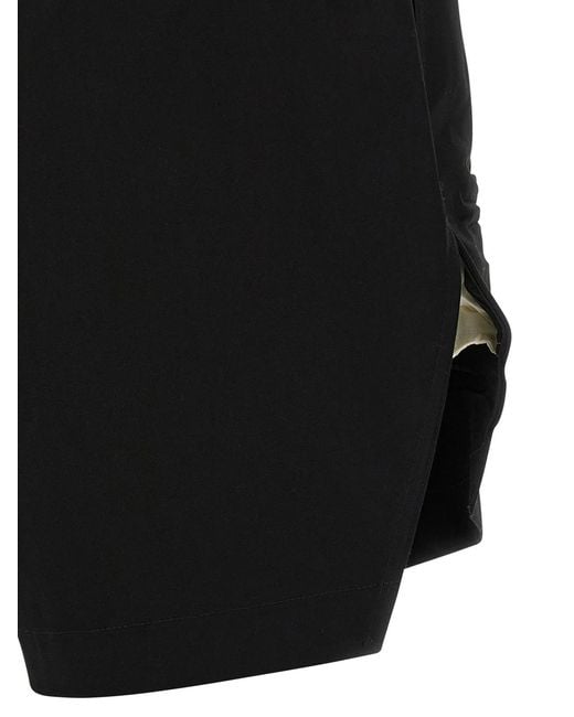Rick Owens Black 'Boxers' Bermuda Shorts for men