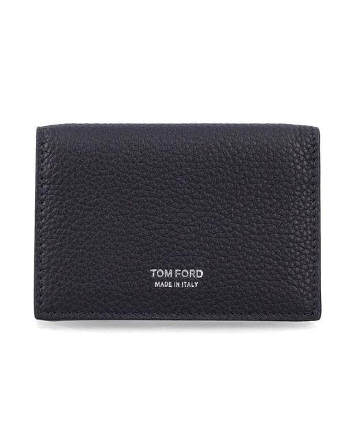 Tom Ford Blue T Line Business Card Holder And for men