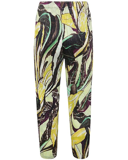 Pleats Please Issey Miyake Green Pleats Please By Issey Miyake Tardivo Pants