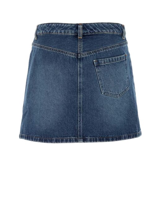 A.P.C. Blue Skirts