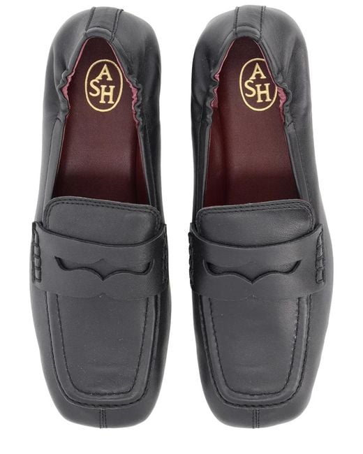 Ash Gray Calf Leather Loafer