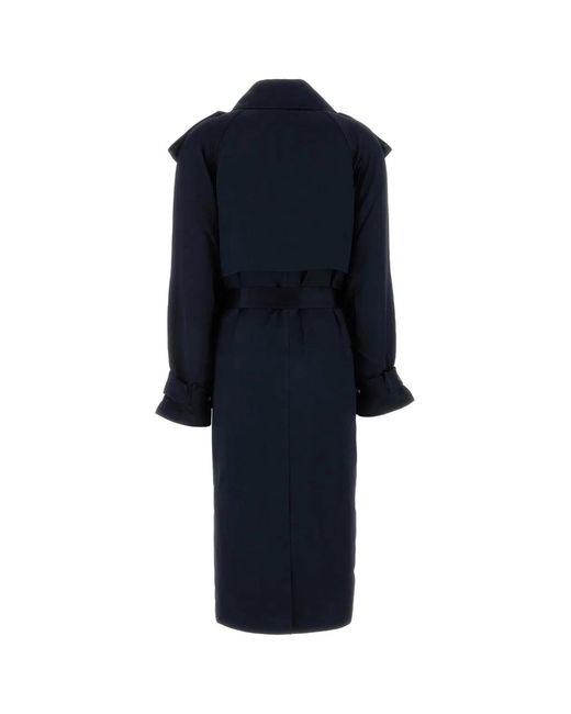 Anine Bing Blue Rickie Maxi Trench