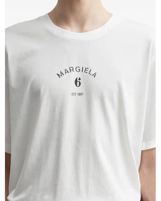 MM6 by Maison Margiela White T-Shirt for men