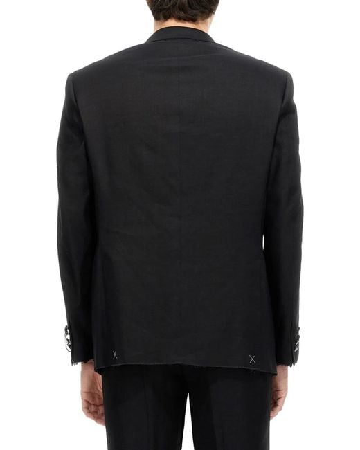 Tonello Black Singlebreasted Jacket for men