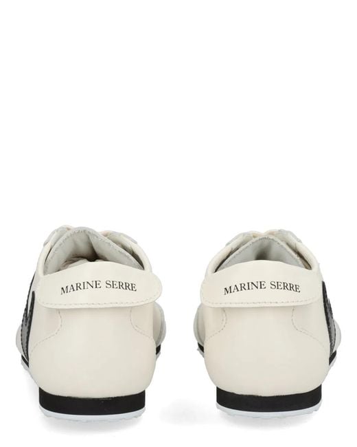 MARINE SERRE White Ms Astra Sneaker
