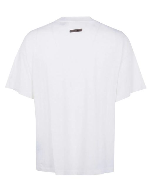 Fear Of God White "Essential" Tee for men