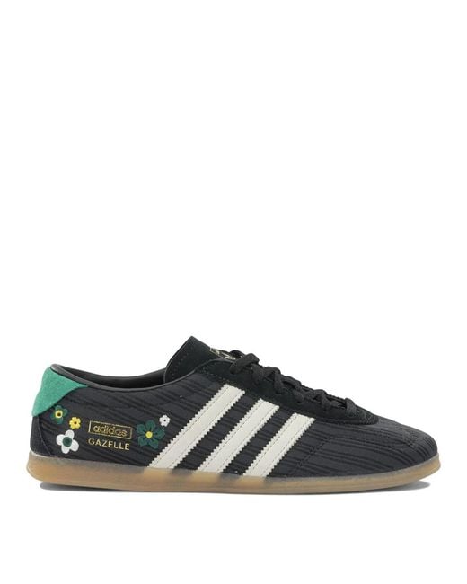Adidas Originals Black X Liberty London Gazelle Lo Pro Leather Synthetic Rubber Sneakers