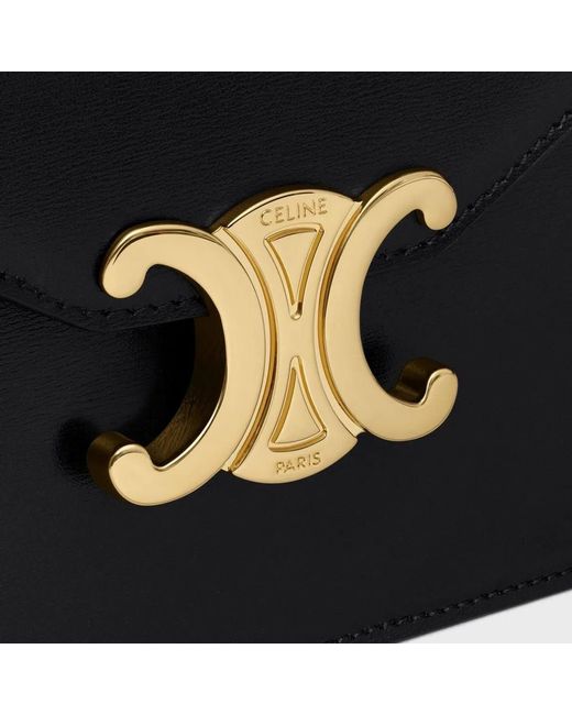 Céline Black Wallet On Chain Margo