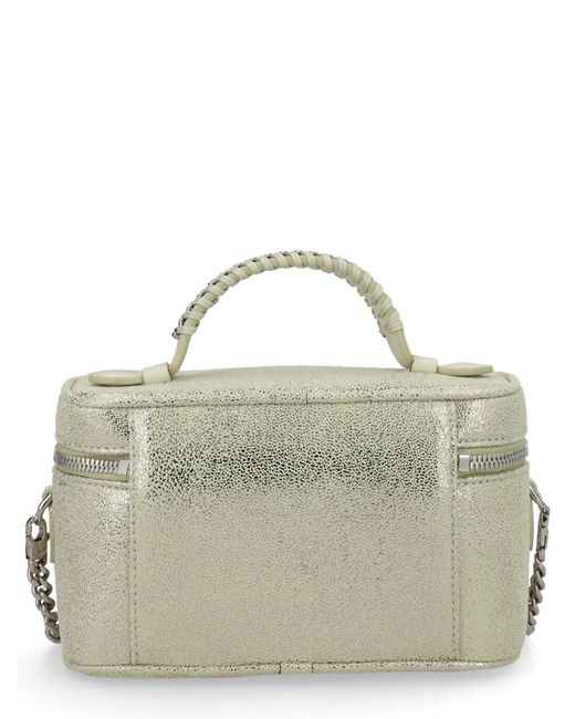 Stella McCartney Metallic Lime Leather Bag