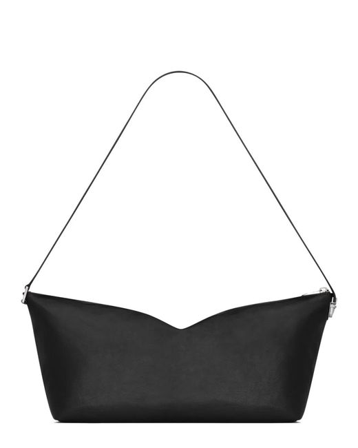 Saint Laurent Black Le Tuc Shoulder Bag for men