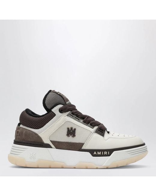 Amiri White Ma-1 Leather Sneakers for men
