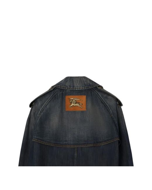 Burberry Blue Mid Cotton Jackets