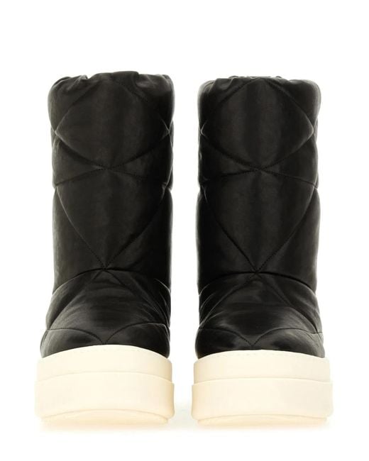 Rick Owens Black Boot "Mega Bumper Lunar" for men