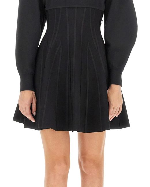 McQueen Black Mini Dress
