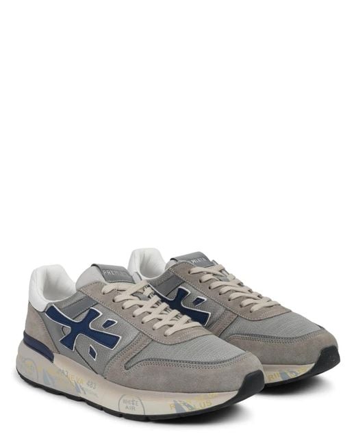 Premiata White Calf Leather Sneaker for men