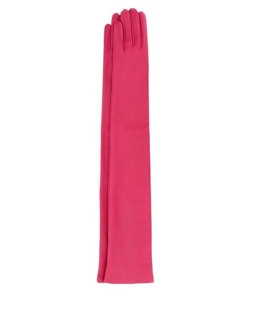 Balenciaga Pink Long Gloves