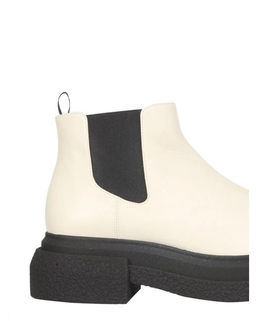 Stuart Weitzman White Charli Boots