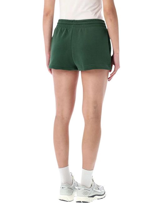Nike Green Elastic Waist Fleece Shorts