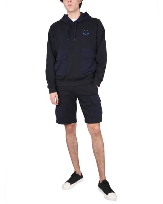 Paul Smith Blue Ps Paul Smith Happy Sweatshirt for men